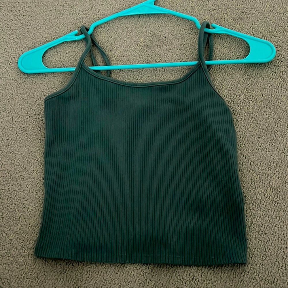 green rubbed tank